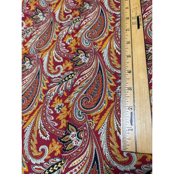Sari By RJR Fabrics 2005 Paisley Print Cotton Fabric 1/2 yard x 44" Multicolor S - Picture 5 of 6